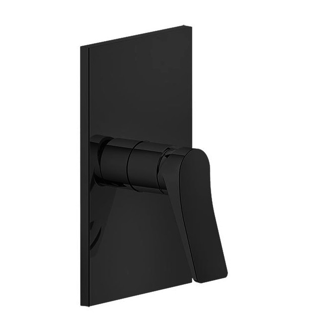 Смесители Смеситель для душа внешняя часть чёрный матовый 