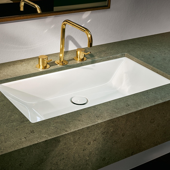 Раковины Раковина встраиваемая снизу 74x38 см, белая 