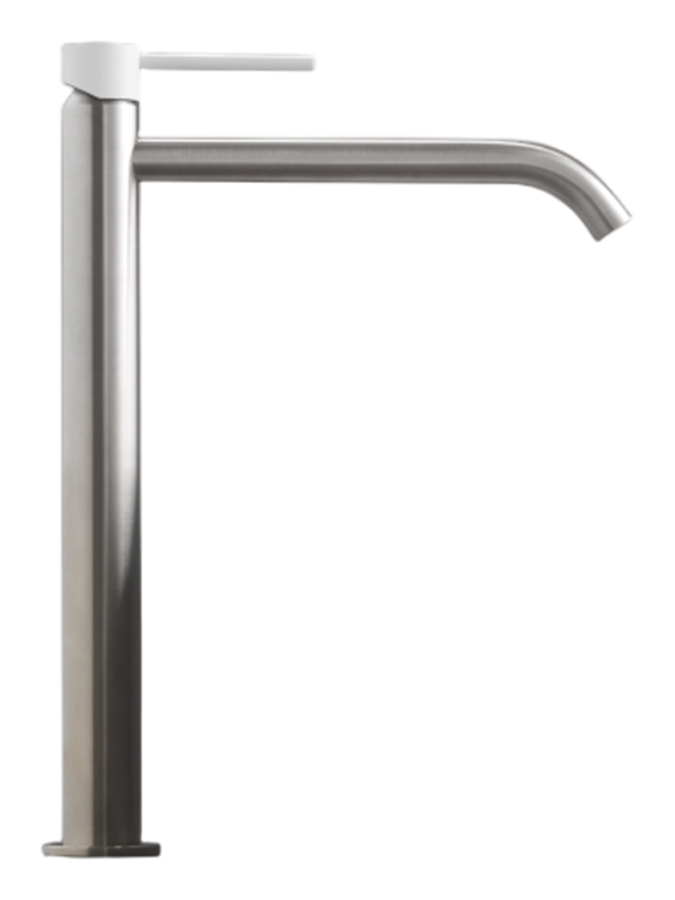 Смесители Смеситель для раковины Gastone, однорычажный, ручка в цвете Petroleum Green, цвет сатинированная сталь 