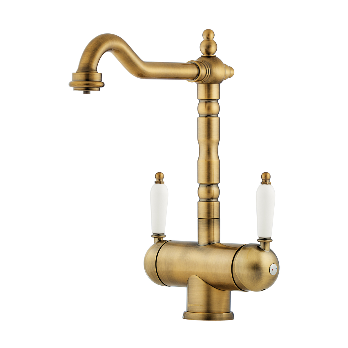 Смесители для кухни Смеситель для кухни Amagasaki-AB-022 латунь/античная латунь 