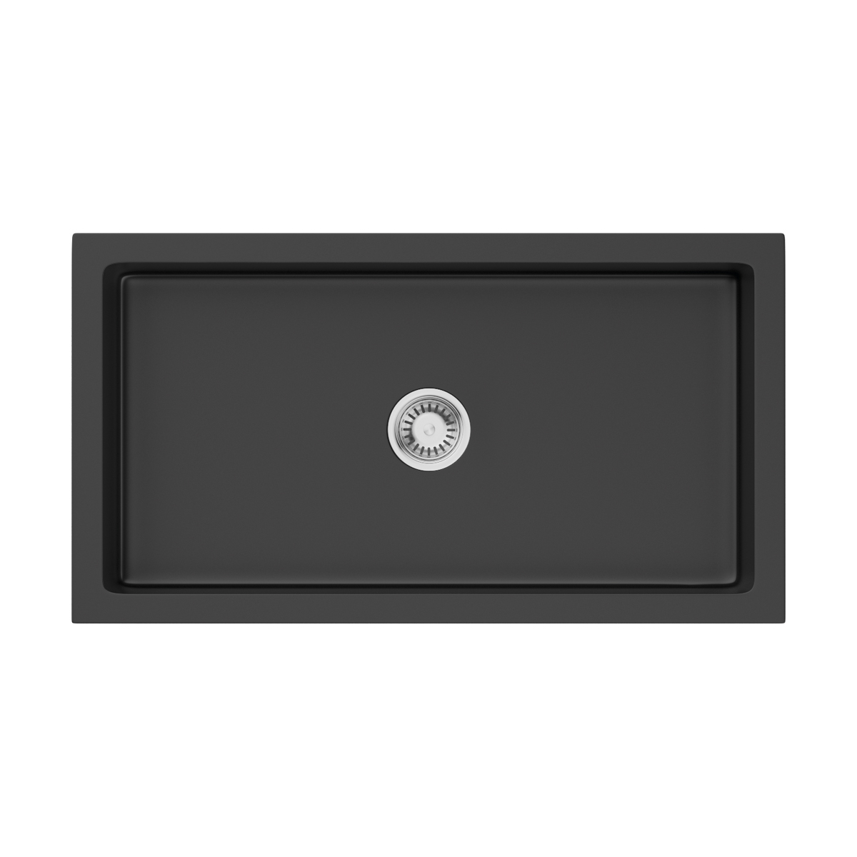 Кухонные мойки Кухонная мойка 840x460x254 Mikura 83-BL Natceramic/черный 