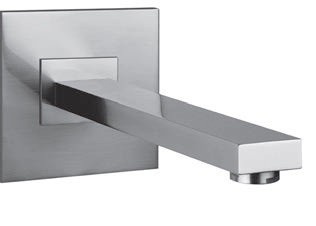 Комплектующие Настенный излив, хром 