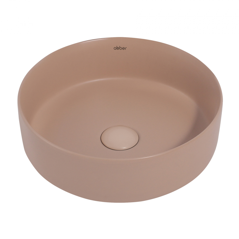 Раковины Раковина накладная 36х36 цвет бежевый 