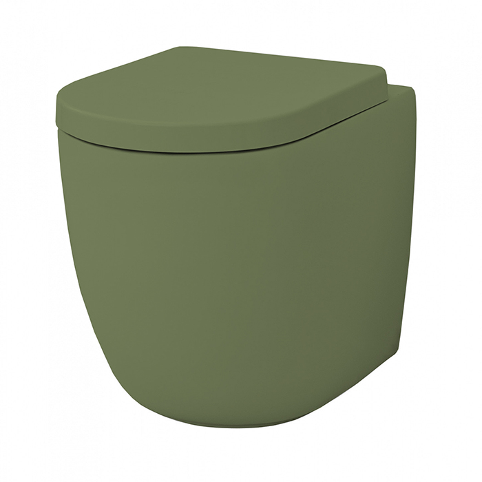 Унитазы Унитаз напольный Rimless 36x52 см, цвет salvia 