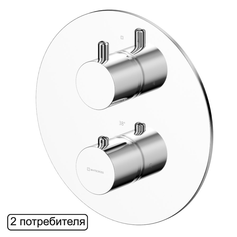 Смесители Смеситель термостатический для душа скрытого монтажа Y1236CR (хром) 