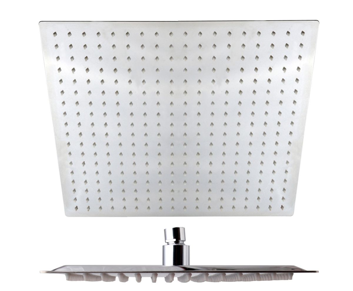 Душевая программа Душевая квадратная ультраплоская антикальцевая головка ATLAS C40 см, цвет хром 