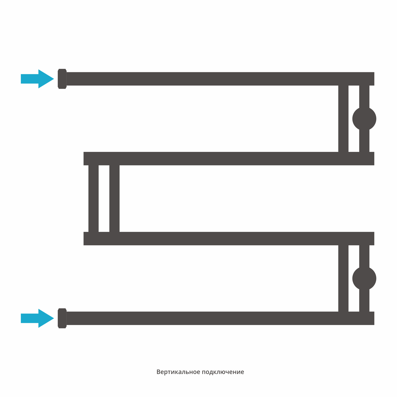 Полотенцесушители Полотенцесушитель model M+ 500х650 (Без покрытия) 