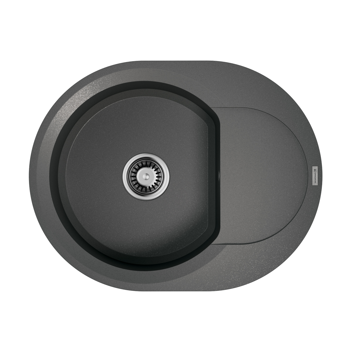 Кухонные мойки Кухонная мойка 600x470x195 Sakaime 60E-PL Tetogranit/платина 