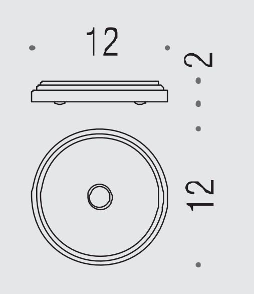 Аксессуары для ванной Мыльница настольная, цвет хром 