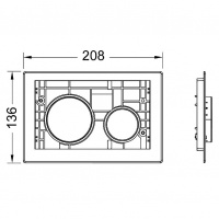 Системы инсталляции Клавиши TECEloop, нержавеющая сталь, сатин 