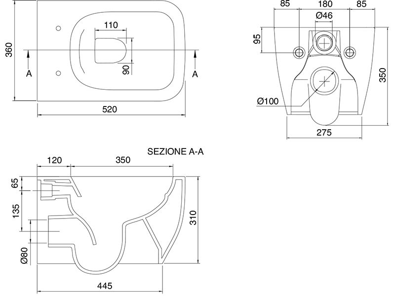 Унитазы комплект унитаз подвесной, безободковый с крышкой с микролифтом, белый 