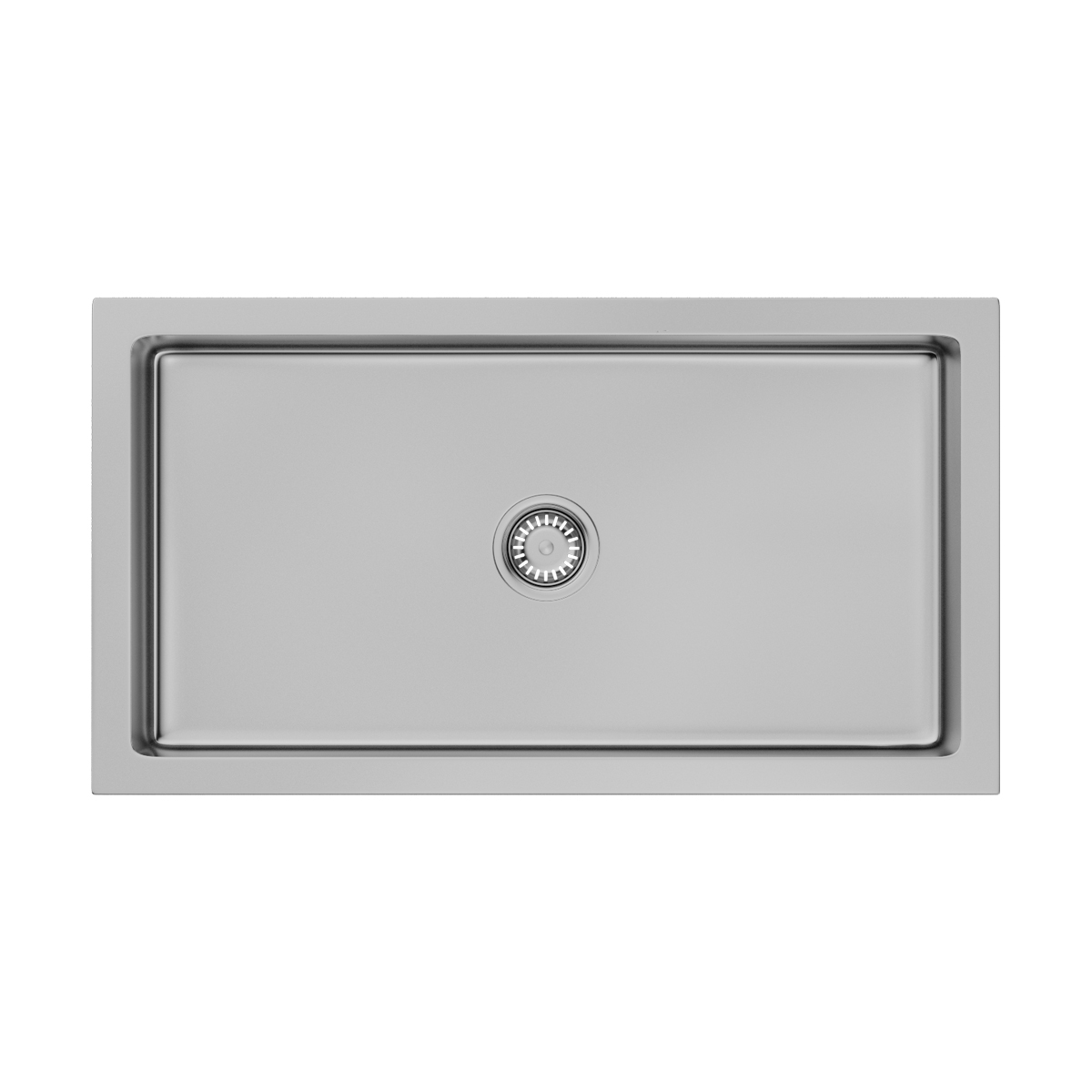 Кухонные мойки Кухонная мойка 840x460x254 Mikura 83-SI Natceramic/silver 