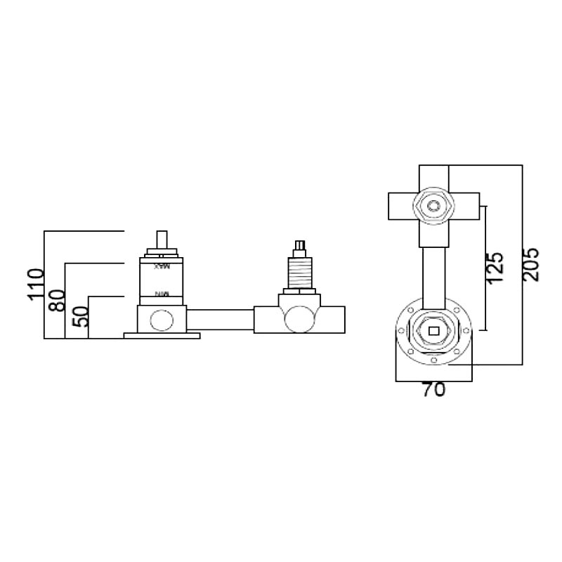 ZC0 Встраиваемая часть на 3 потребителя