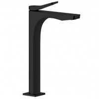 Смесители Высокий смеситель для раковины черный матовый 