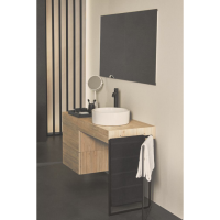 Смесители Vessel Высокий смеситель для раковины, матовый черный 