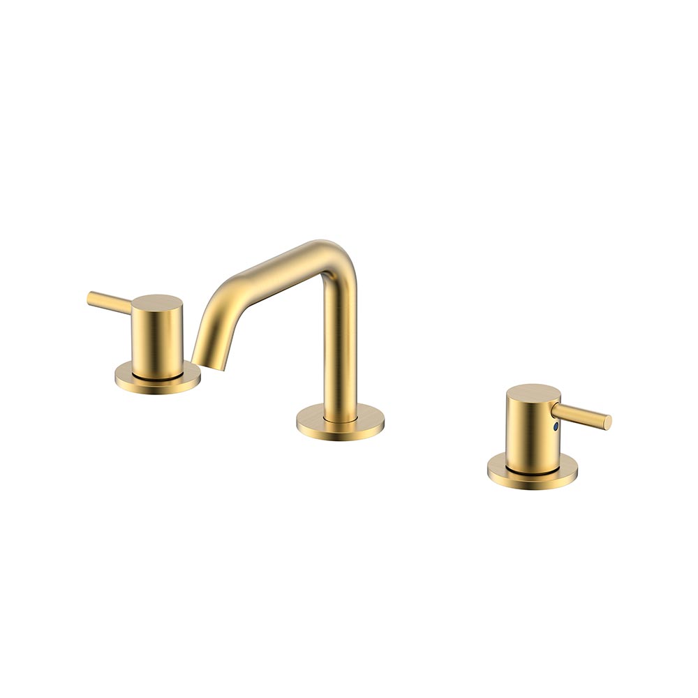 Смеситель для раковины с донным клапаном BRUSH GOLD