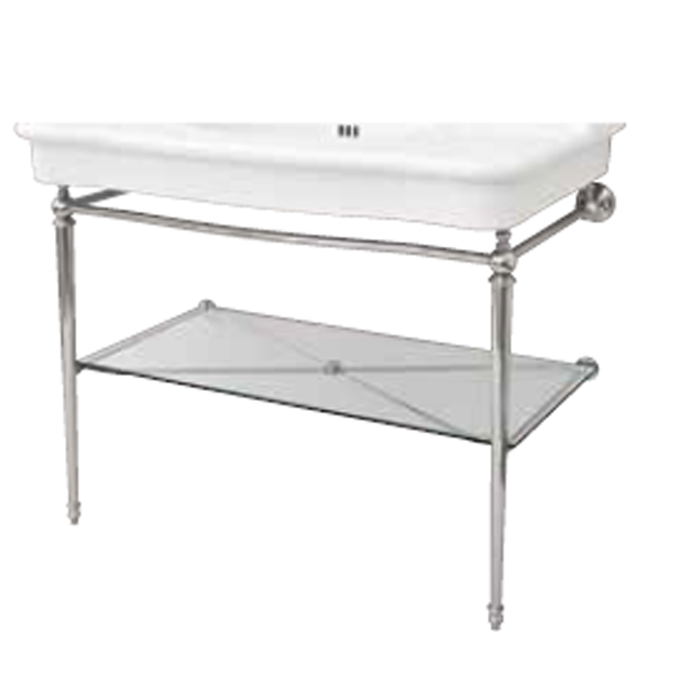 Раковины раковина-консоль 112х63см с 1 отв. под смеситель+крепеж, цвет белый 