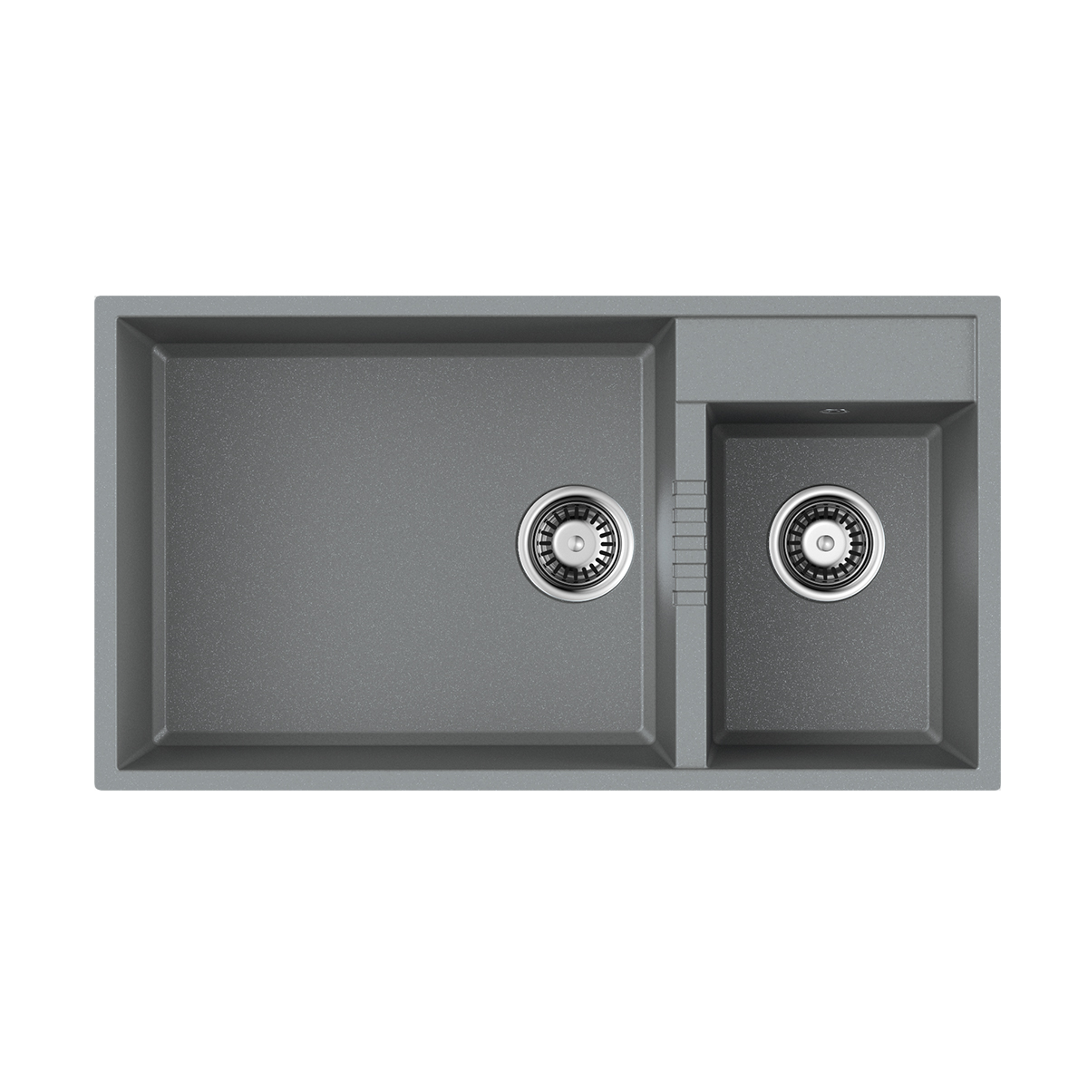 Кухонные мойки Кухонная мойка 850x465x215 Tedori 85-2-U-GR Tetogranit/leningrad grey 