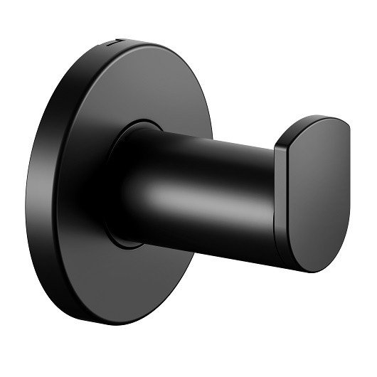 Аксессуары для ванной Крючок для полотенца (чёрный матовый) 