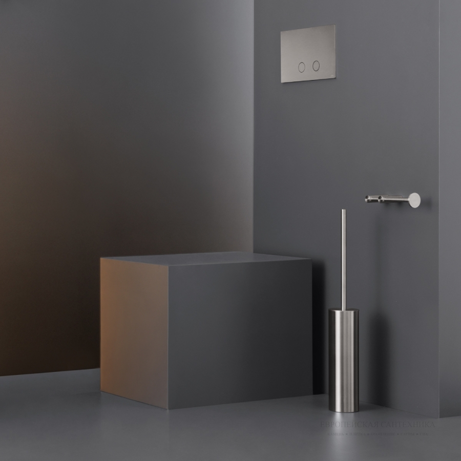 Ёршик Complements, напольный, цвет сатинированная сталь