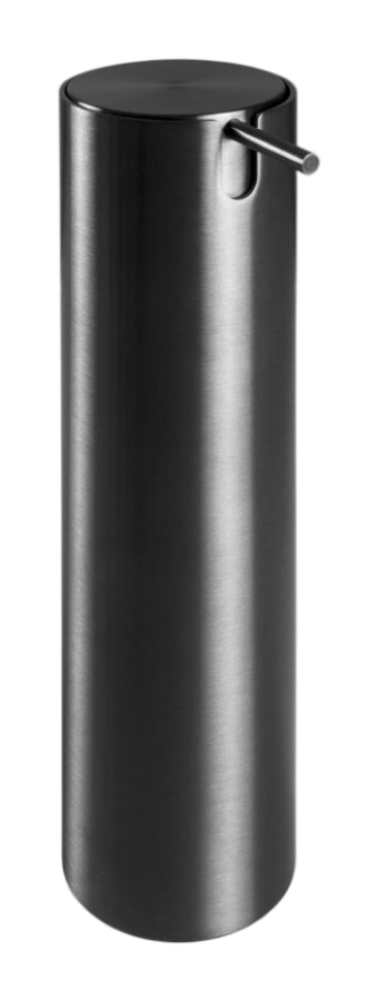 Дозатор для жидкого мыла Stem, настольный, h-200 мм, сталь, цвет Black Diamond сатинированный