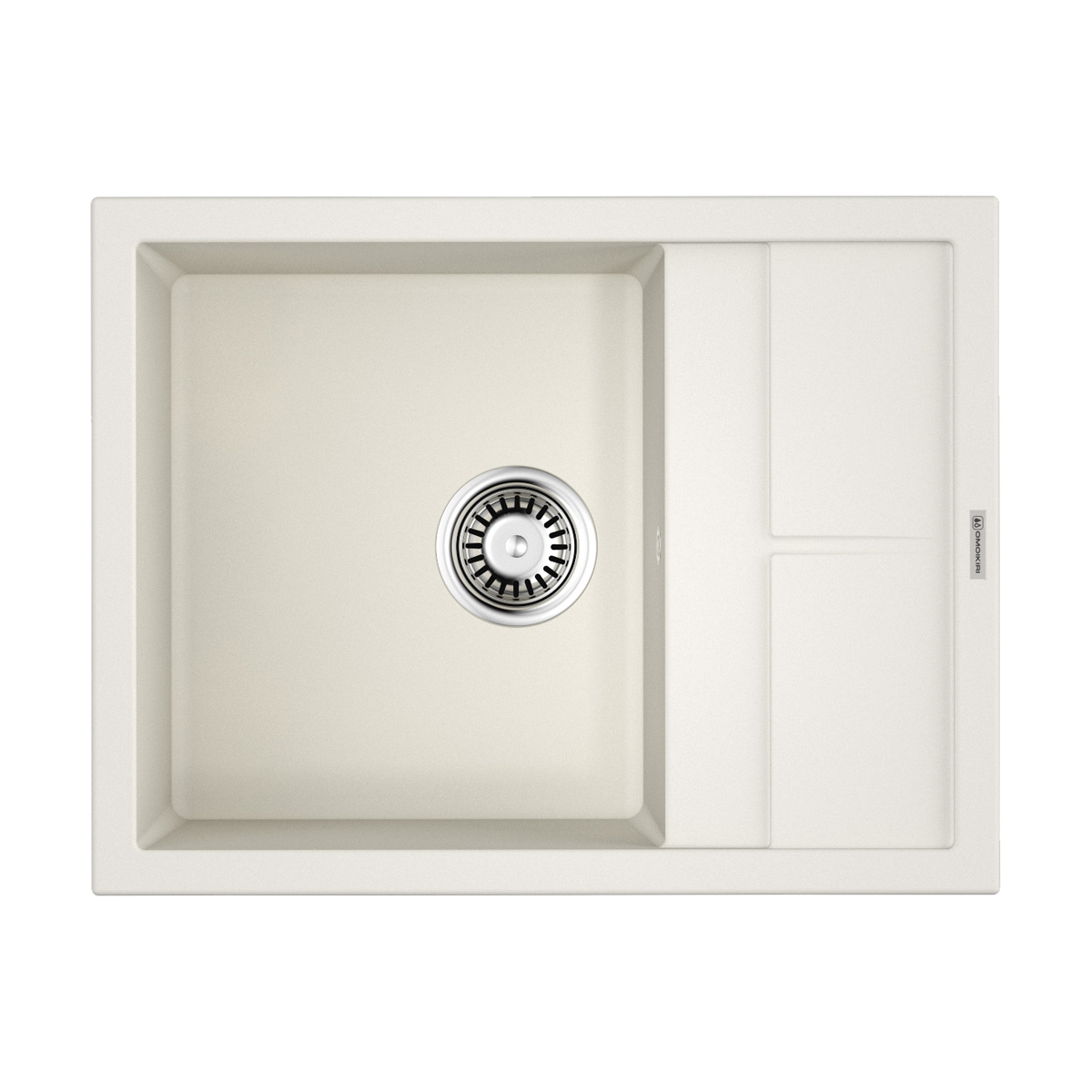 Кухонные мойки Кухонная мойка 650x500x200 Sumi 65-WH Tetogranit/белый 