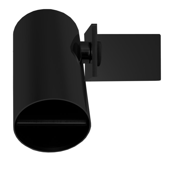 Душевая программа Верхний душ 8 см, настенный, цвет чёрный матовый 