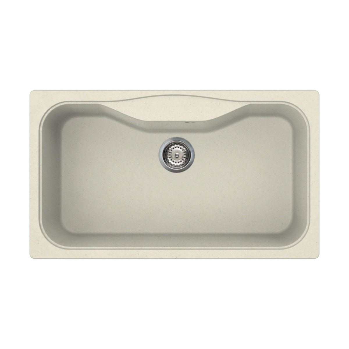 Кухонные мойки Кухонная мойка 860x500x230 Maru 86-BE Tetogranit/ваниль 