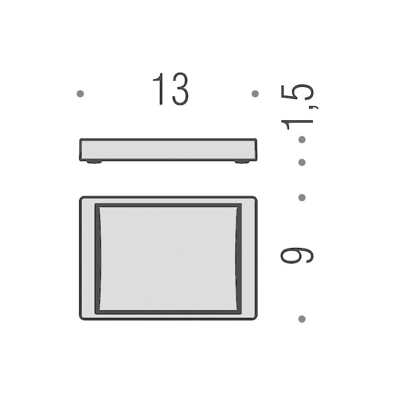 Аксессуары для ванной Мыльница настольная, цвет хром 