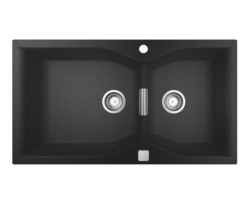 Раковины K700 31658AP0 Мойка для кухни 900*500 мм (чёрный гранит) 
