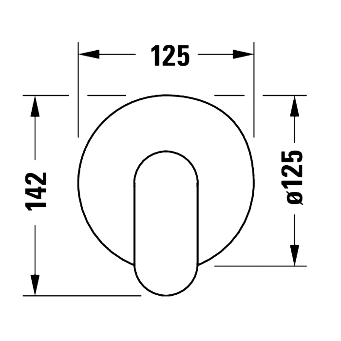 Смесители Смеситель для душа, скрытая часть в комплекте, черный матовый 