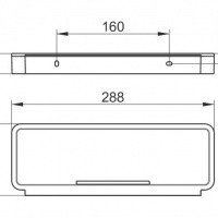 Аксессуары для ванной Корзинка для душевых принадлежностей (хром) 