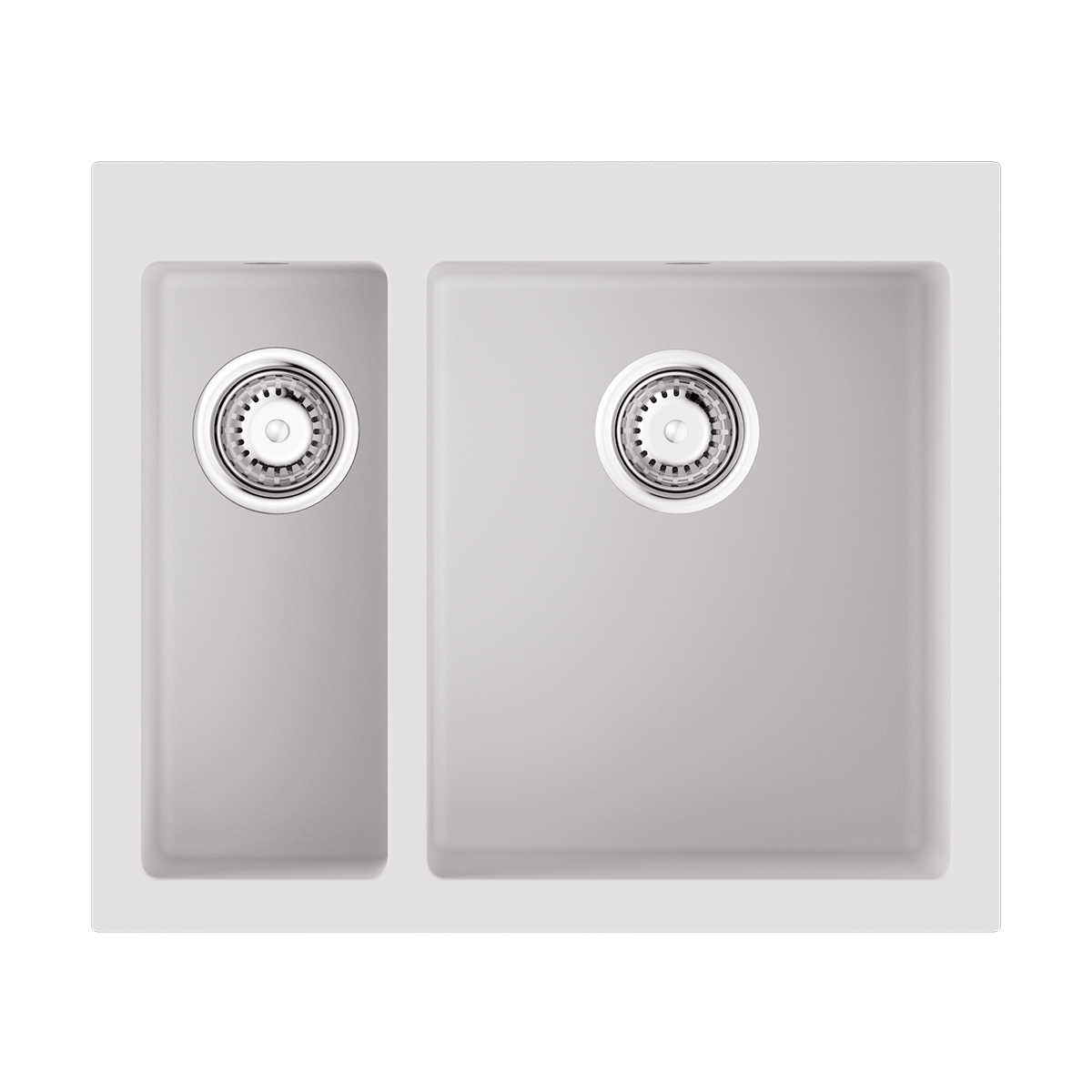 Кухонные мойки Кухонная мойка 590x500x200 Bosen 59-2A-WH Artceramic/белый 