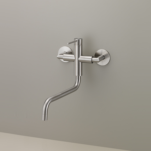 Смесители Настенный смеситель с настраиваемым краном и цветной ручкой GAS21 