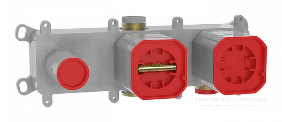 Смесители Скрытая часть для смесителя для ванной и душа Carlo Frattini, с переключателем на 2 источника 