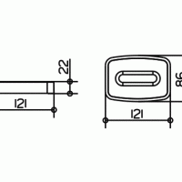 Аксессуары для ванной Мыльница (матовое стекло) 