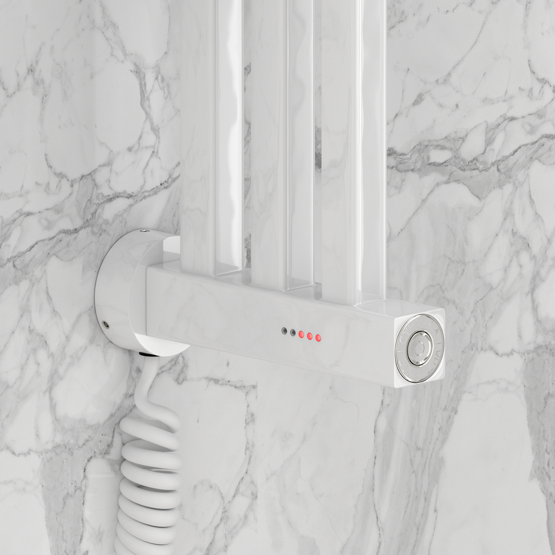 Полотенцесушители Полотенцесушитель электрический 1200х166 (Белый) 