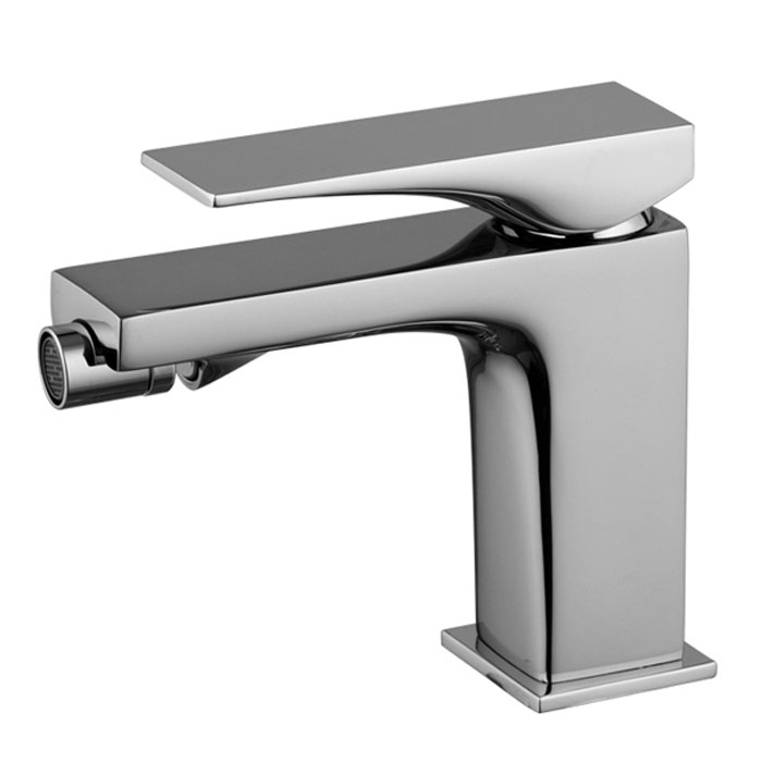 Смесители Смеситель для биде, на 1 отверстие, с донным клапаном, цвет хром 