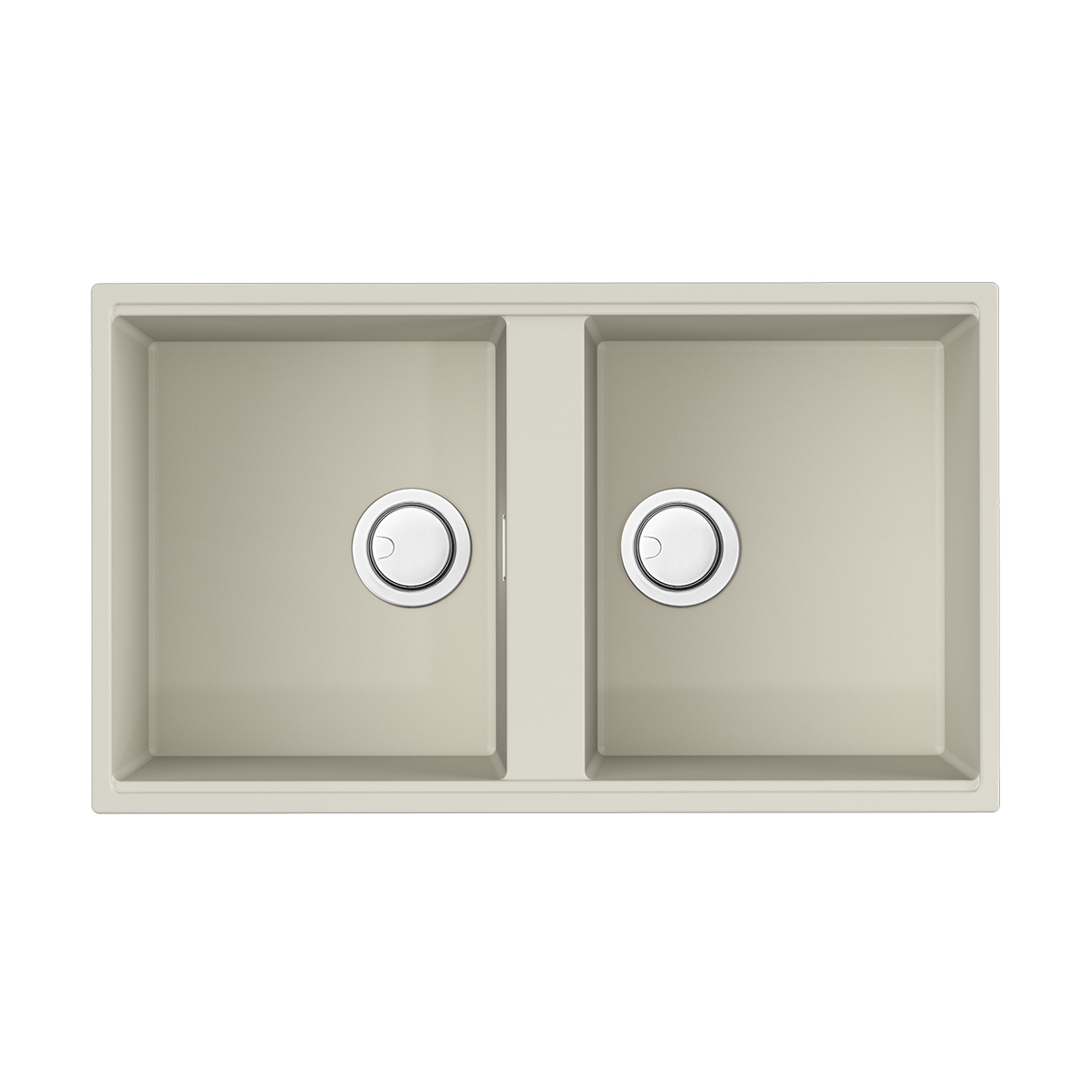 Кухонные мойки Кухонная мойка 836x488x200 Kitagawa 83-2-U-WH Artceramic/белый 