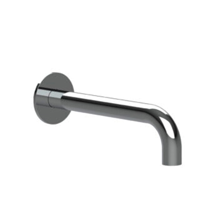 Комплектующие Излив настенный 24 cм для ванны с круглым отражателем, цвет хром 