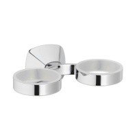 Аксессуары для ванной Держатель для аксессуаров двойной (хром) 