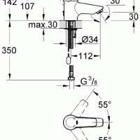 Смесители Смеситель для раковины 33557003 Eurostyle New 