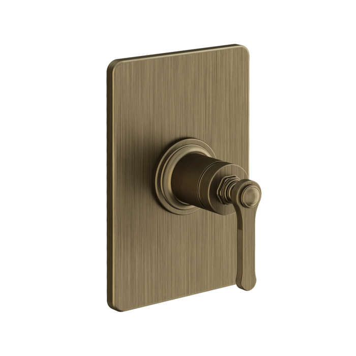 Смесители Смеситель встраиваемый, однорычажный, внешняя часть, цвет Antique Brass 