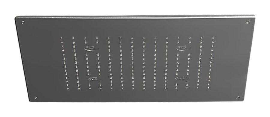 Душевая программа Верхний душ Acqua E Luce, встраиваемый, с LED-подсветкой и блоком управления, цвет сатинированная бронза 