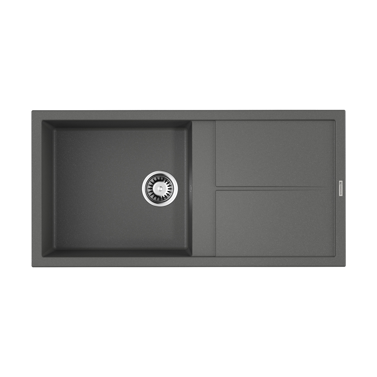 Кухонные мойки Кухонная мойка 1000x500x200 Sumi 100-PL Tetogranit/платина 