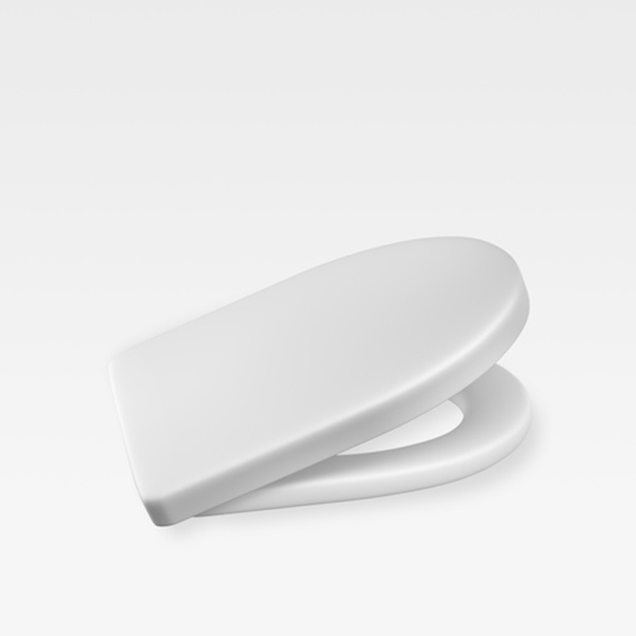 Island Сиденье для унитаза, с микролифтом, лакированное, цвет: off-white