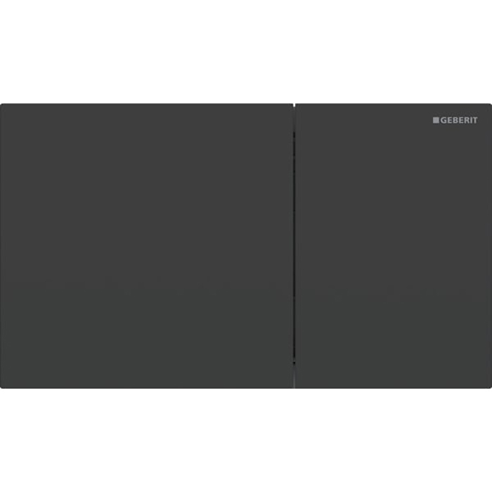 70 Клавиша для двойного смыва, квадратная, цвет черный матовый