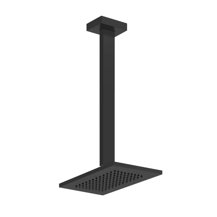 Душевая программа Верхний душ для потолочного крепления 216x140 мм, высота от 115 до 1865 мм, цвет черный 