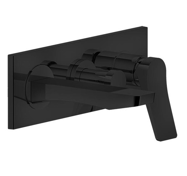 Смесители Смеситель для ванны внешняя часть чёрный матовый 