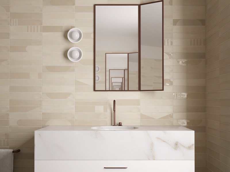 Керамогранит и плитка DECOR Beige 6x30 см 